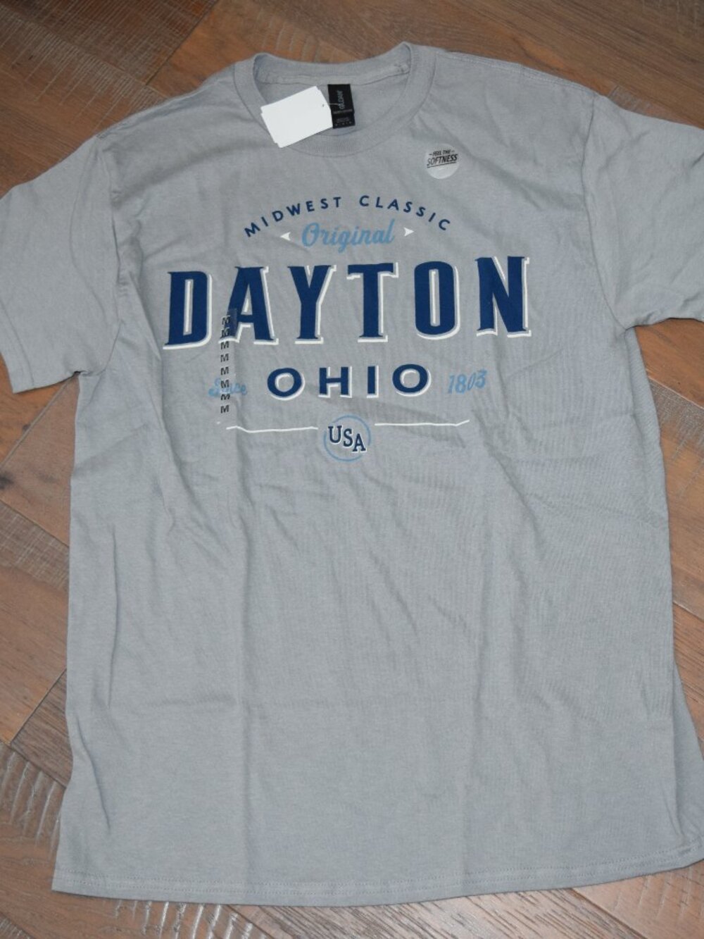 NWT Gildan Midwest Classic Dayton Ohio Souvenir Travel Tee Shirt Top Cotton v41